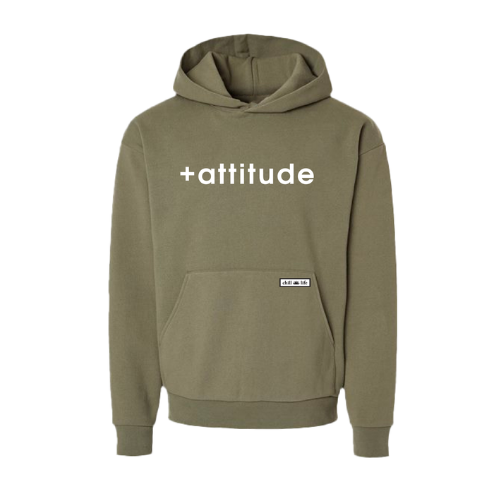 +attitude Hoodie - Olive