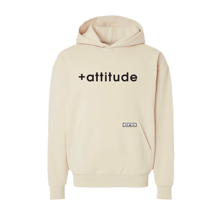 +attitude Hoodie - Ivory