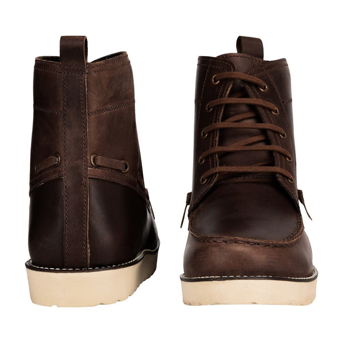 Auda Leather Lace-Up Boots