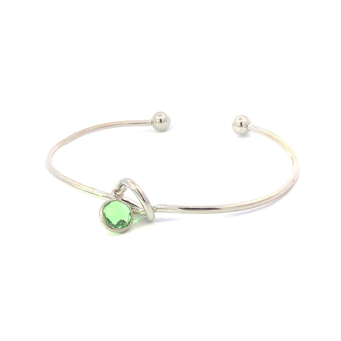 August Birthstone Knot Bracelet