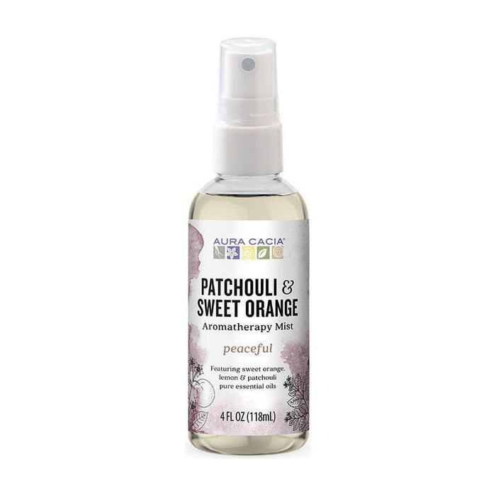 Aura Cacia Aromatherapy Mist Sweet Orange Patchouli - 4 Fl Oz