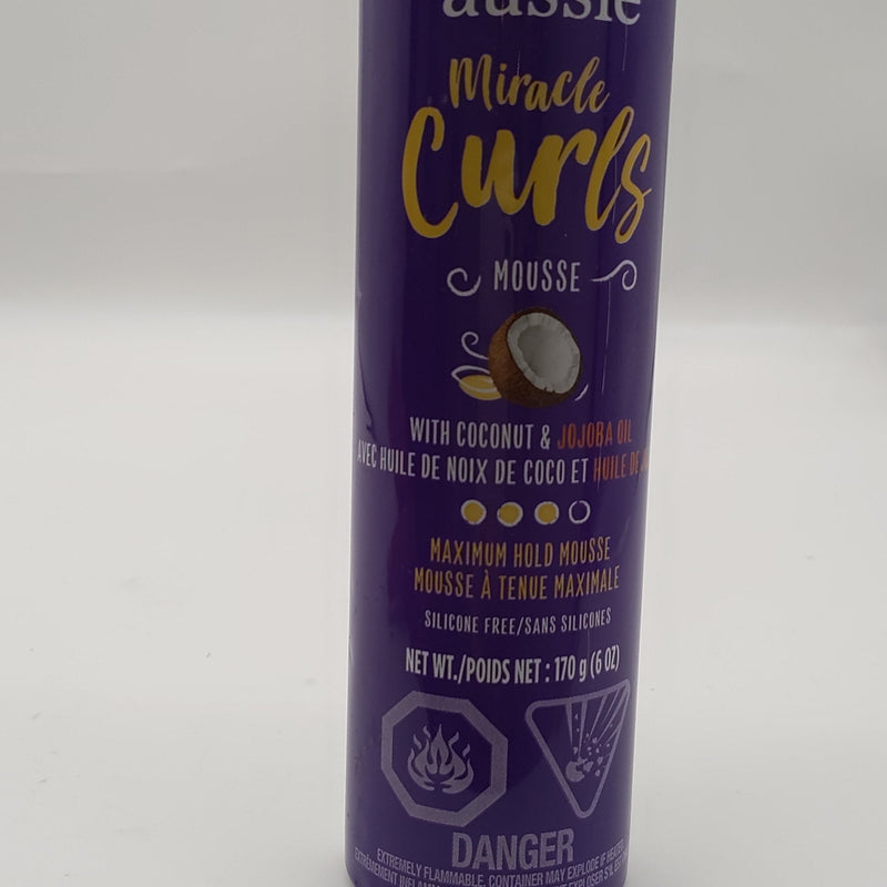 VIP Extensions aussie miracle Curls Mousse 6 Oz Hair Care