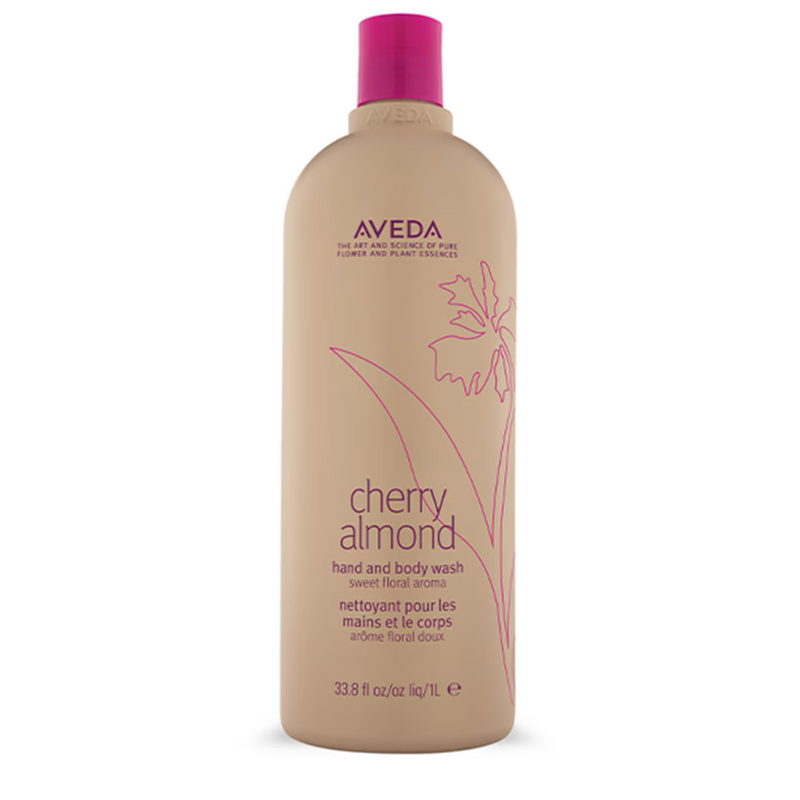 Nava Beauty Aveda Cherry Almond Hand & Body Wash Tan 33.8 OZ