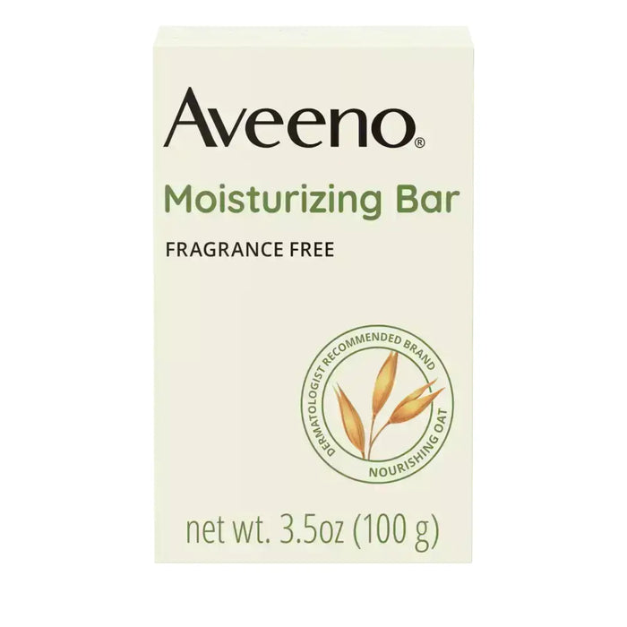 Aveeno Active Naturals Moisturizing Bar Fragrance Free 3.5 oz