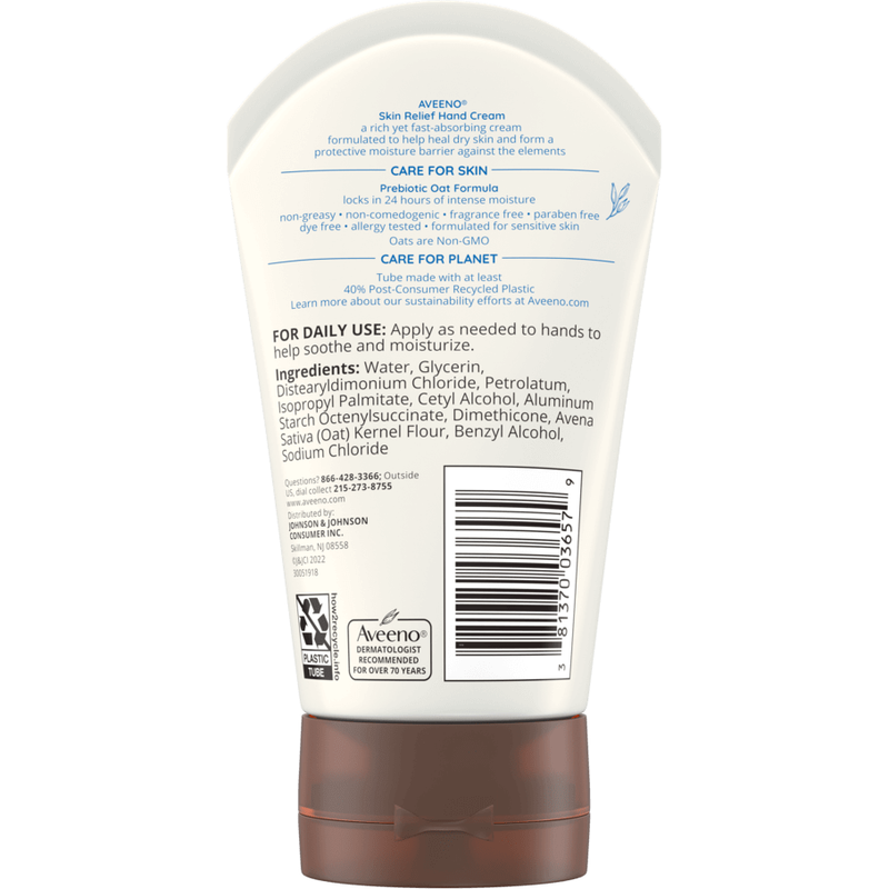 Aveeno Aveeno Active Naturals Skin Relief Hand Cream, 3.5 Oz Hand Cream