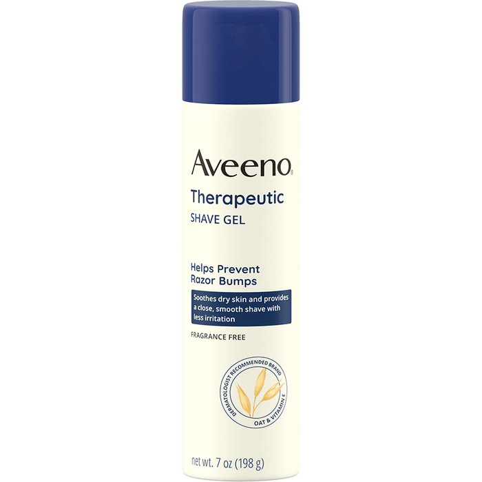 Aveeno Therapeutic Shave Gel for Dry Skin with Oat & Vitamin E - 7 Oz