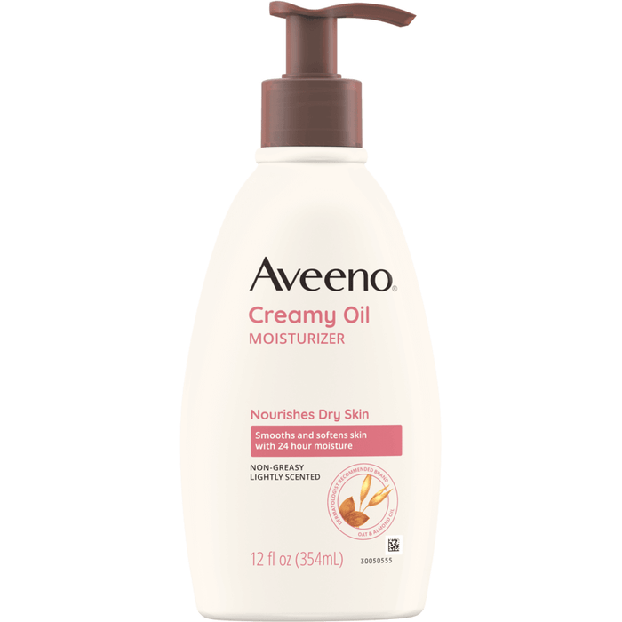 Aveeno Active Naturals Creamy Moisturizing Oil, 12 Fl Oz