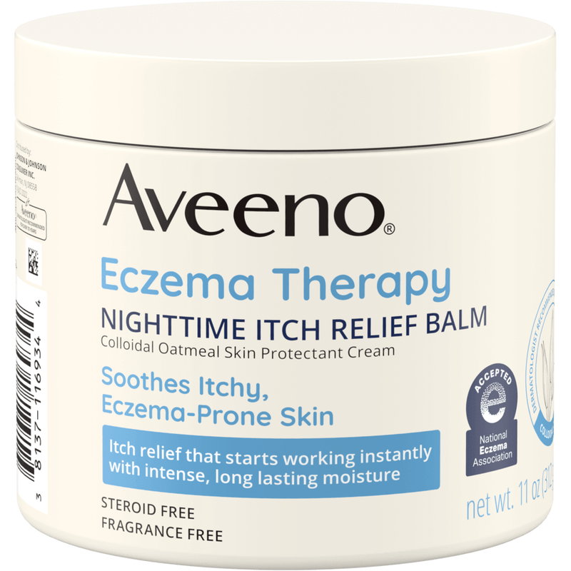 Aveeno Aveeno Eczema Therapy Nighttime Itch Relief Balm Fragrance-free 11 oz Eczema Therapy Balm Beige