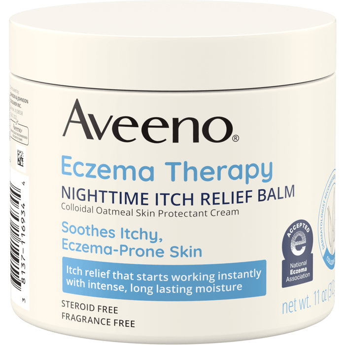 Aveeno Eczema Therapy Nighttime Itch Relief Balm Fragrance-free 11 oz