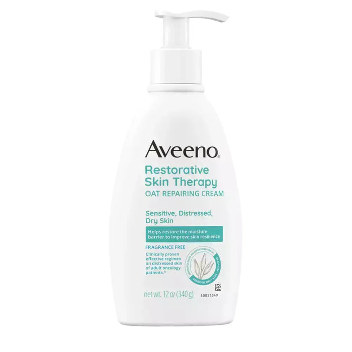 Aveeno Restorative Skin Therapy Oat Repairing Cream Dry Skin 12 oz