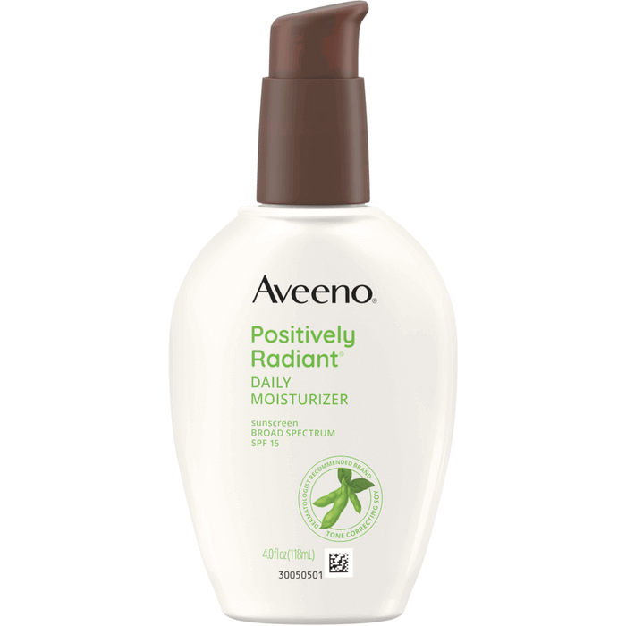 Aveeno Positively Radiant Daily Face Moisturizer SPF 15 Skin Care 4 fl. Oz