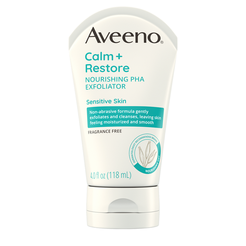 Aveeno Aveeno Calm + Restore Nourishing PHA Facial Exfoliator 4 Oz. Skin Care