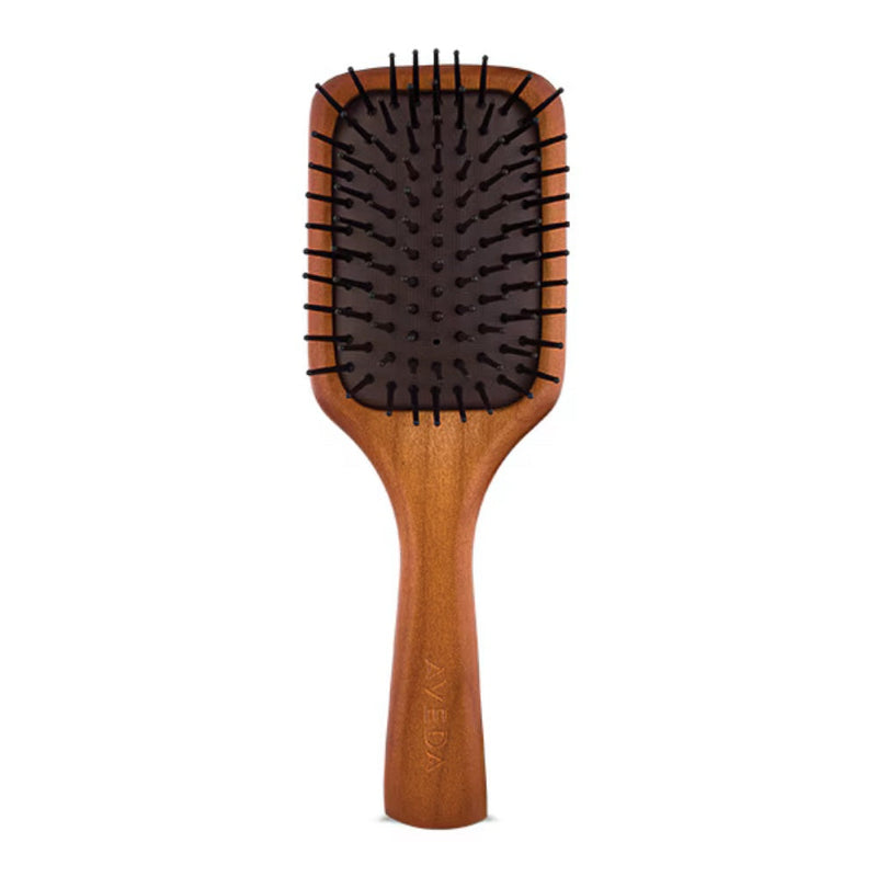 Nava Beauty Aveda Wooden Mini Paddle Brush White Smoke