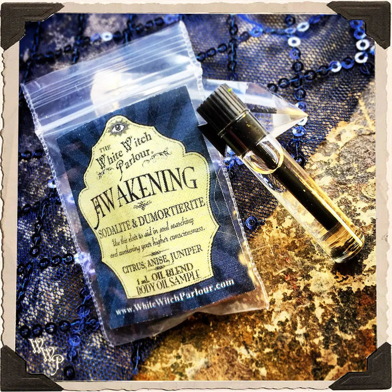WhiteWitchParlour.com AWAKENING Elixir 1/3oz. BODY OIL Rollon. For Spiritual Growth & Finding Life Purpose. aromatherapy, perfume, oils