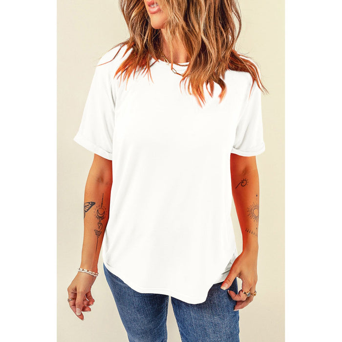 Round Neck Short Sleeve T-Shirt