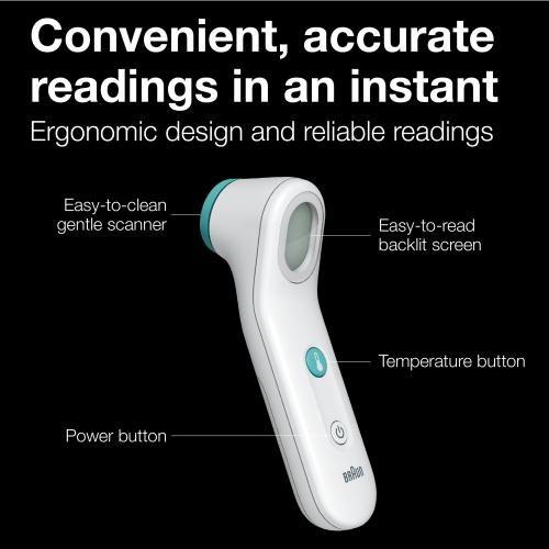 Braun Braun Forehead Thermometer, BFH175, White Forehead Thermometer