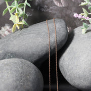 Bids.com Diamond Cut Cable Link Chain in 14k Rose Gold (0.8 mm) Necklaces