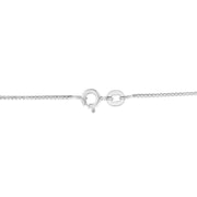 Bids.com .925 Sterling Silver 1/2 Cttw Prong Set Treated Green Diamond Floral Cluster 18" Pendant Necklace (Green Color, I1-I2 Clarity) Necklaces