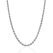Bids.com Sterling Silver 3.6mm Diamond Cut Rope Style Chain Necklaces