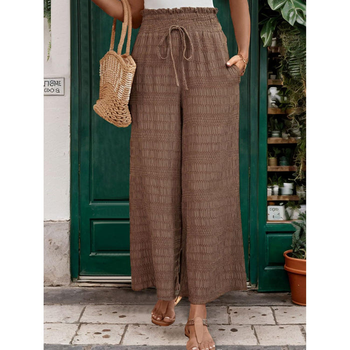 Tied Wide Leg Pants