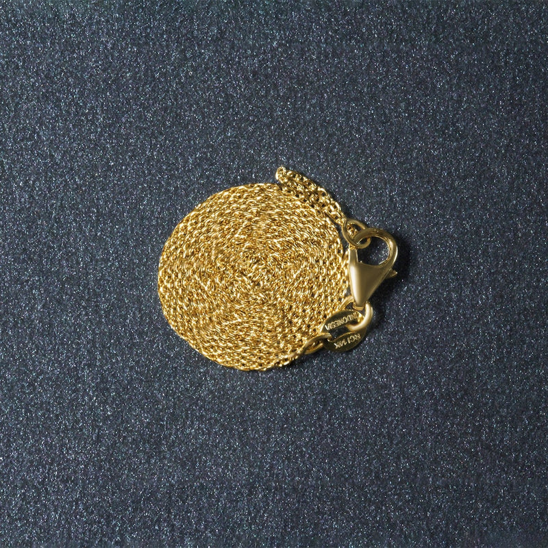 Bids.com 18k Yellow Gold Round Cable Link Chain (0.97 mm) Necklaces