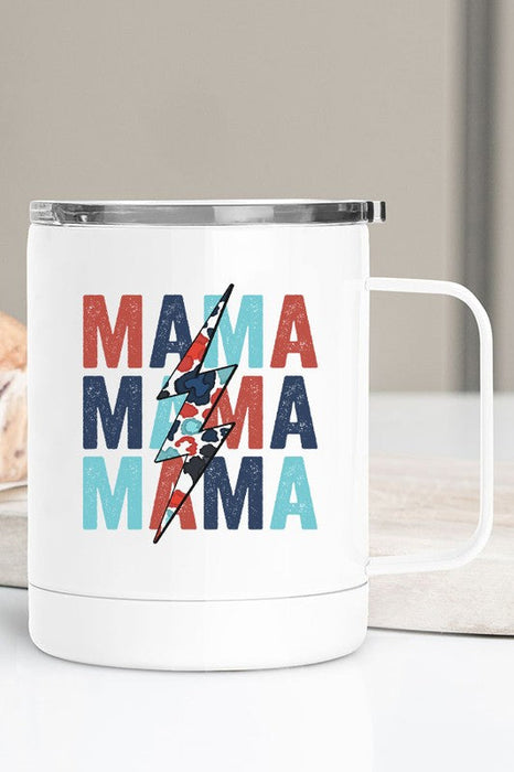 Patriotic Bolt Mama Stack Travel Mug