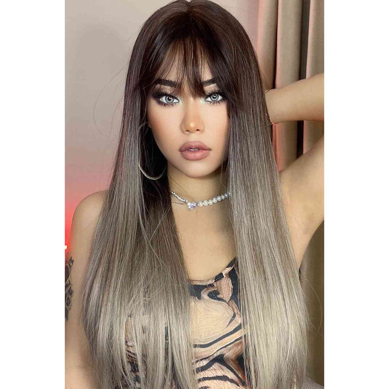 Mill's Beauty Supply Synthetic Long Straight Synthetic Wig, 26''