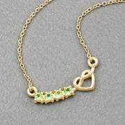 Bids.com 0.28 Carat Genuine Peridot .925 Sterling Silver Necklace Necklaces
