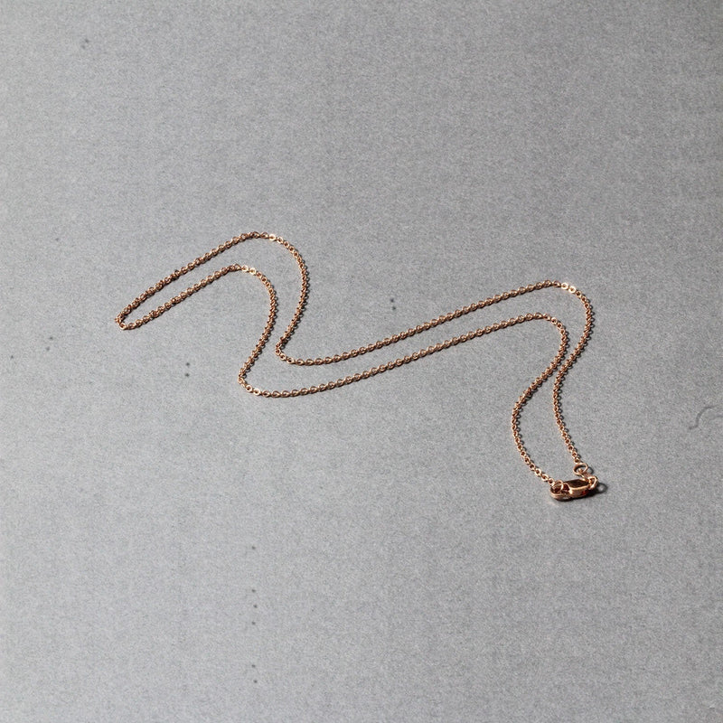Bids.com 14k Rose Gold Round Cable Link Chain (1.25 mm) Necklaces