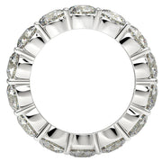 Bids.com Round Cut Lab Grown Diamond Eternity Ring in 14k White Gold (6 cttw FG/VS2) Rings