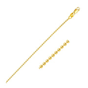 Bids.com 18k Yellow Gold Bead Chain 1.5mm (1.50 mm) Necklaces