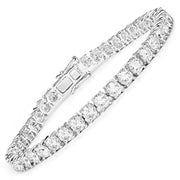 Bids.com 10.00 Carat Lab Grown Diamond 14K White Gold Bracelet Bracelets