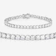 Bids.com 10.00 Carat Lab Grown Diamond 14K White Gold Bracelet Bracelets
