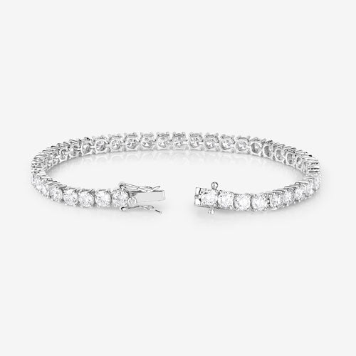 Bids.com 10.00 Carat Lab Grown Diamond 14K White Gold Bracelet Bracelets