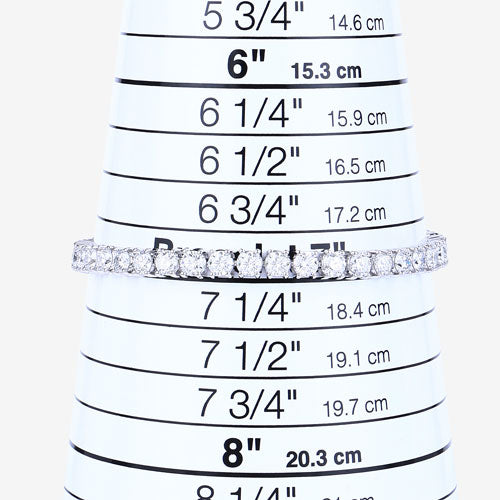 Bids.com 10.00 Carat Lab Grown Diamond 14K White Gold Bracelet Bracelets