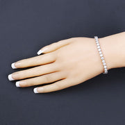 Bids.com 10.00 Carat Lab Grown Diamond 14K White Gold Bracelet Bracelets