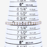 Bids.com 10.00 Carat Lab Grown Diamond 14K Yellow Gold Bracelet Bracelets