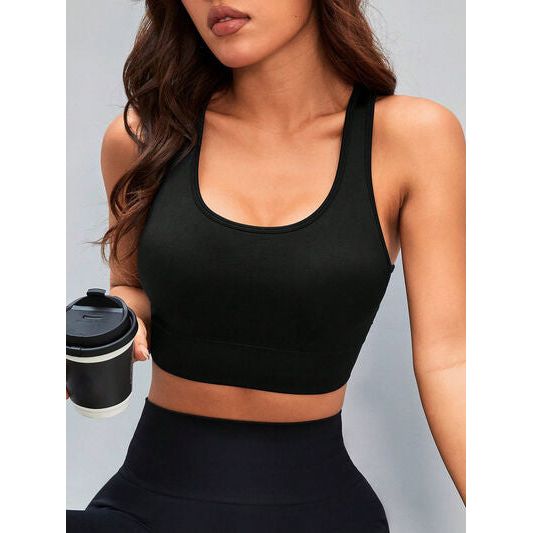 Cutout Racerback Scoop Neck Active Tank