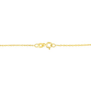 Bids.com 10K Yellow Gold 1/4 cttw Prong Set Round-Cut Diamond Open Heart 18" Pendant Necklace (K-L Color, I1-I2 Clarity) Necklaces