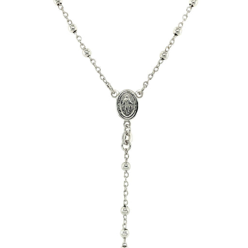 Bids.com Fine Rosary Chain and Bead Necklace in Sterling Silver Necklaces
