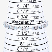 Bids.com 7.36 Carat Genuine Aquamarine and White Diamond .925 Sterling Silver Bracelet Bracelets