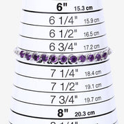Bids.com 2.64 Carat Genuine Amethyst .925 Sterling Silver Bracelet Bracelets