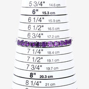 Bids.com 6.05 Carat Genuine Amethyst .925 Sterling Silver Bracelet Bracelets