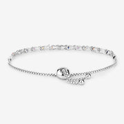 Bids.com 0.88 Carat Genuine Multi Sapphire .925 Sterling Silver Bracelet Bracelets