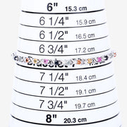 Bids.com 0.88 Carat Genuine Multi Sapphire .925 Sterling Silver Bracelet Bracelets