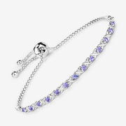 Bids.com 0.91 Carat Genuine Tanzanite .925 Sterling Silver Bracelet Bracelets
