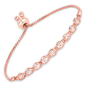Bids.com 1.35 Carat Genuine Morganite .925 Sterling Silver Bracelet Bracelets