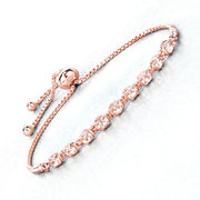 Bids.com 1.35 Carat Genuine Morganite .925 Sterling Silver Bracelet Bracelets