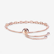 Bids.com 1.38 Carat Genuine Morganite and White Diamond .925 Sterling Silver Bracelet Bracelets