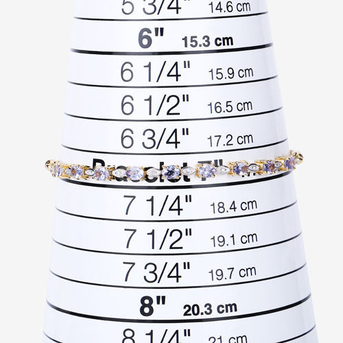 Bids.com 1.56 Carat Genuine Tanzanite and White Diamond .925 Sterling Silver Bracelet Bracelets